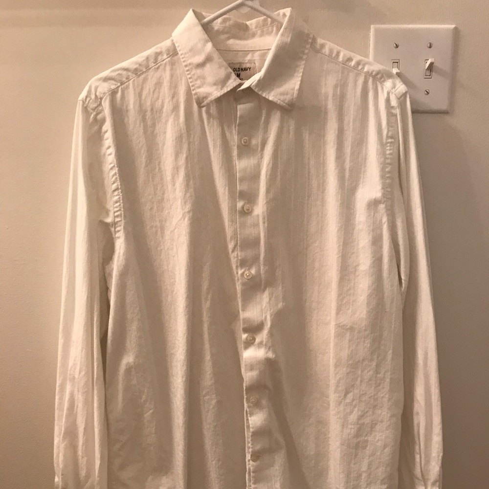 Old Navy White buttonup